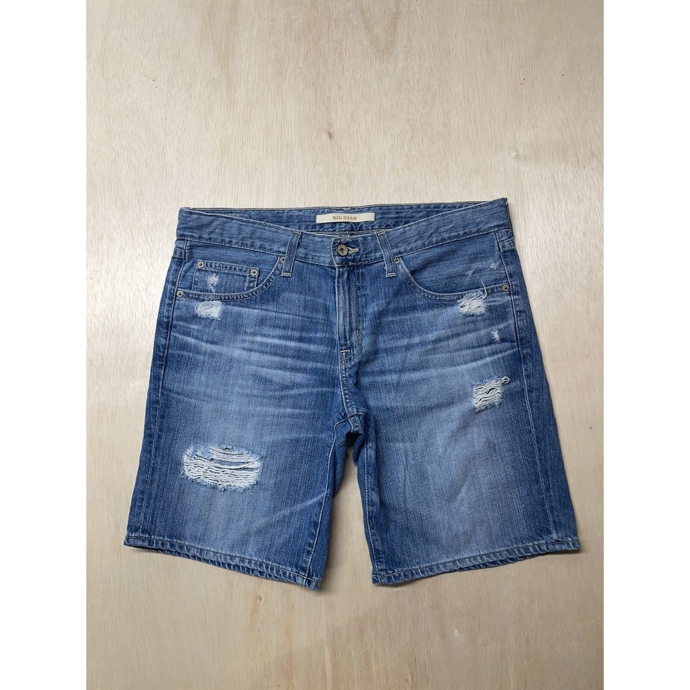 Big Star women's size 29‎ Mid- rise denim jean shorts Approx 35x9